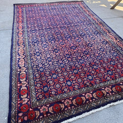Rug, Wool, Large Fringed Hand Knotted Oriental, Sku: 033562