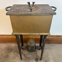 Art Deco Smoking Stand & Humidor, Antique, Sku: 033713