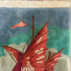 Merchant Ship Rug or Wall Hanging, Sku 034033