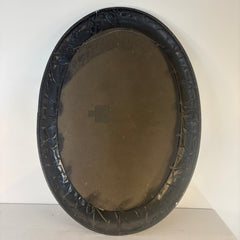 Oval Mirror, Metal Frame with Filagree Detail, Sku: 033442