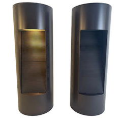 Hinkley Luna Dark Brown Metal Demi-Lune Column Sconce, Sku 033875