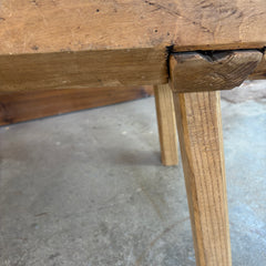 Rustic Butcherblock Top Coffee Table, Sku 033106