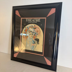 Framed Theatre Magazine Print by Homer Conant, January 1923,  Sku 033757