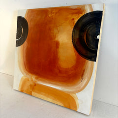 Original Painting "Orb" by Sunny Gibbons, Mixed Media on Wood Panel 2026, Signed, Sku 033807