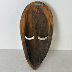 Multi-colored  Tribal Mask, Red Lips, Sku 033054