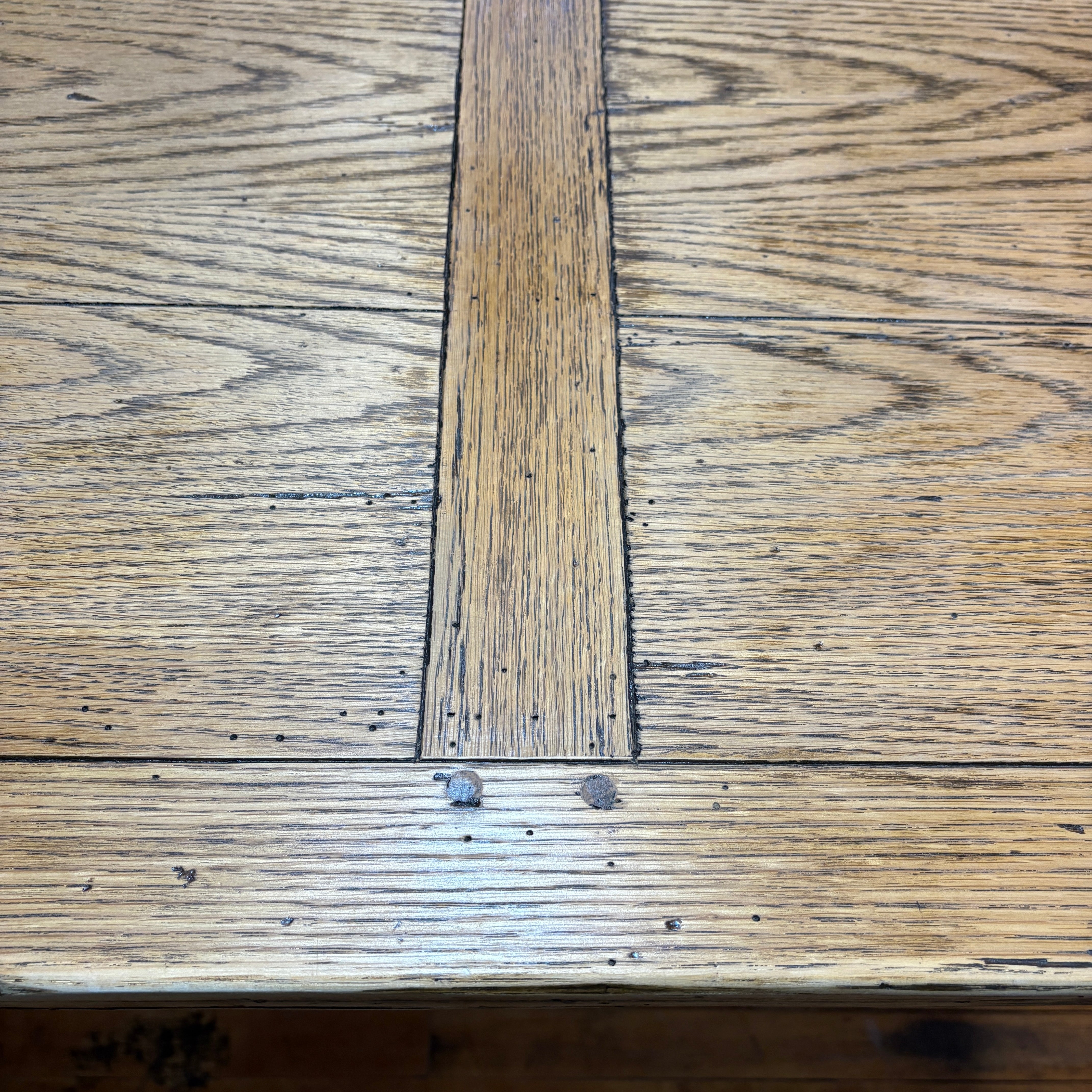 Oak Desk with Two Drawers, Sku 033053