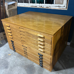 Hampton Architectural Plan Chest of Drawers, Oak, 2 Stackable Units, Sold as a Pair, Sku 033471