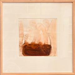 "Ghosts", Watercolor on Paper by Sunny Gibbons, Framed & Matted, Sku: 033393