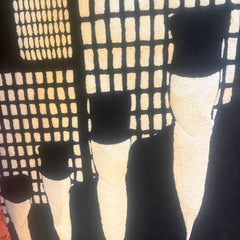 Original Tapestry by Erte, "Top Hats", Sku 033755