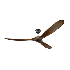 Monte Carlo Ceiling Fan Co. 70" Walnut Ceiling Fan "Maverick", Sku 033601