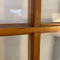 Vintage Solid Pine door with 15 Glass Panels, Sku 033402