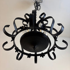 Spanish Style Iron Chandelier, Sku 033905