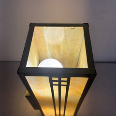 Fredrick Ramond 1995 Frank Lloyd Wright Collection Wall Sconce Stained Glass and Brass 2 Sockets. Retails for $1350 Each, Sku 034122