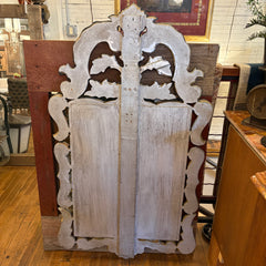 Venetian Style Mirror Styled with Scrolls and Dot Motif, Sku 033894