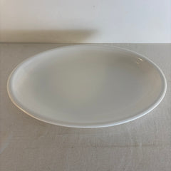Dansk Ironstone Oval Serving Platter Glazed in White, Made in Italy, Sku 033690