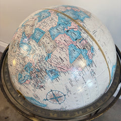 World Globe on Metal Stand, Sku 033933