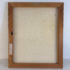 Unframed Painting Signed Sormani Stream and Cottage, Sku 034008