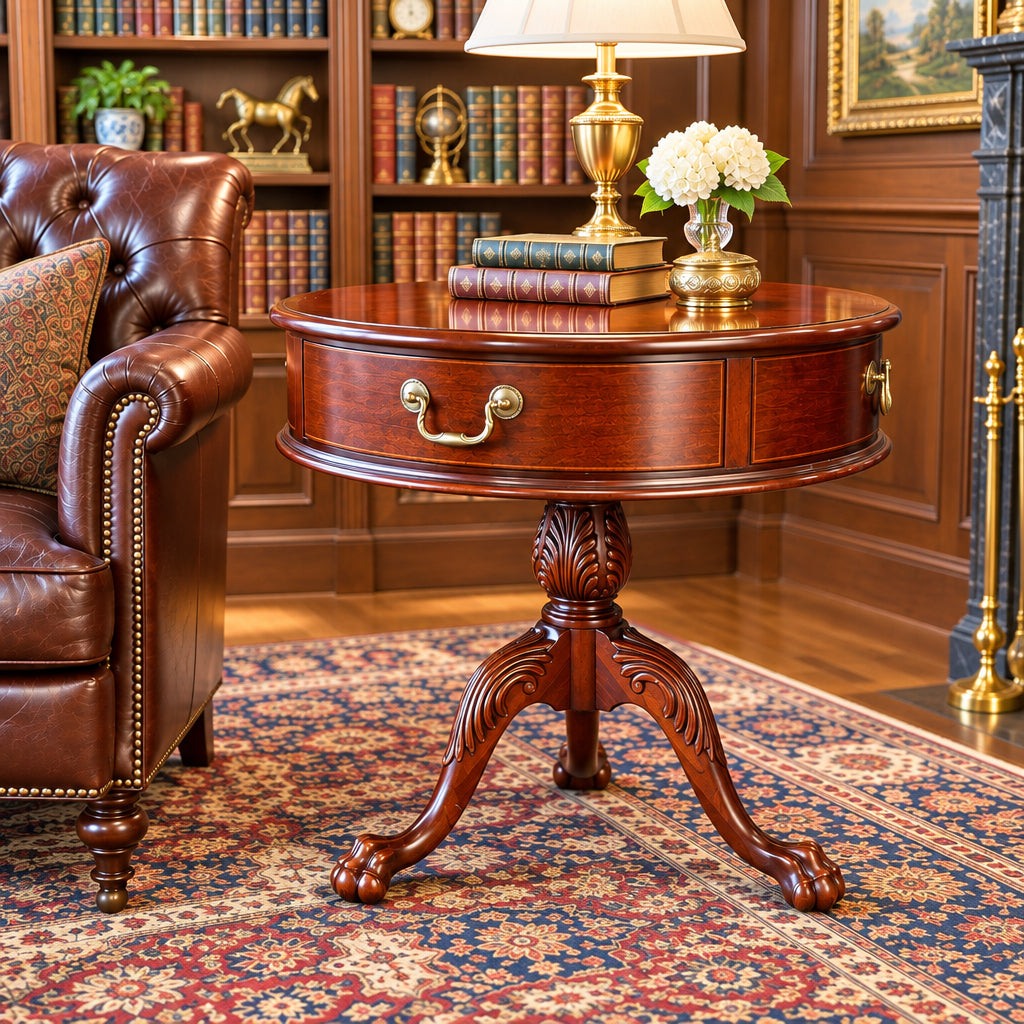 Pennsylvania House Side Table with Ball & Claw Feet, Sku 034038
