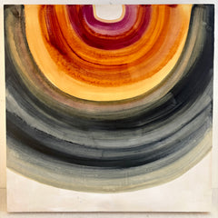 Original Painting "Rainbow" by Sunny Gibbons, Mixed Media on Wood Panel 2026, Signed, Sku 033808