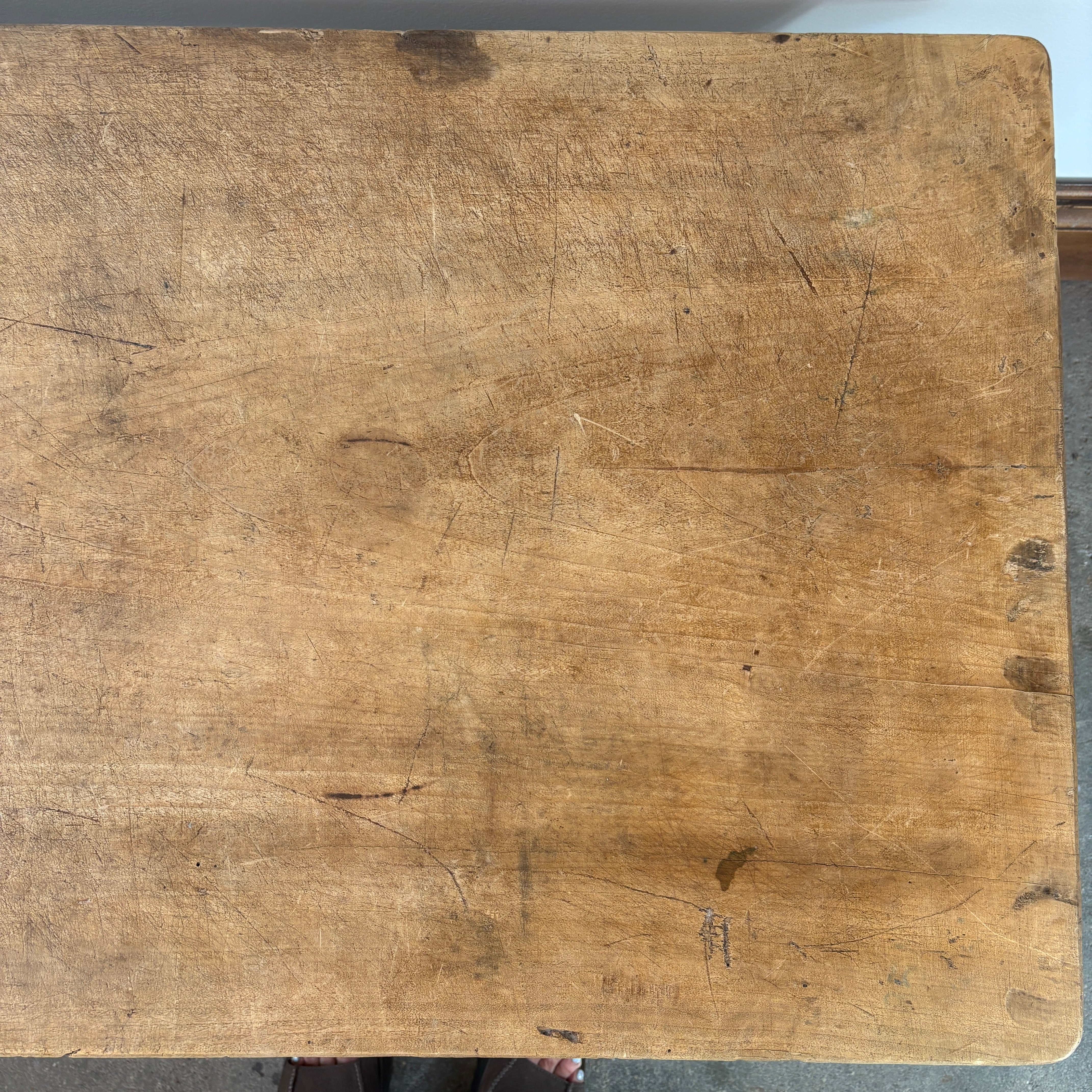 Rustic Butcherblock Top Coffee Table, Sku 033106