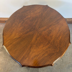 Early 20th Century Parlor Table, Burled Walnut, Sku: 033420