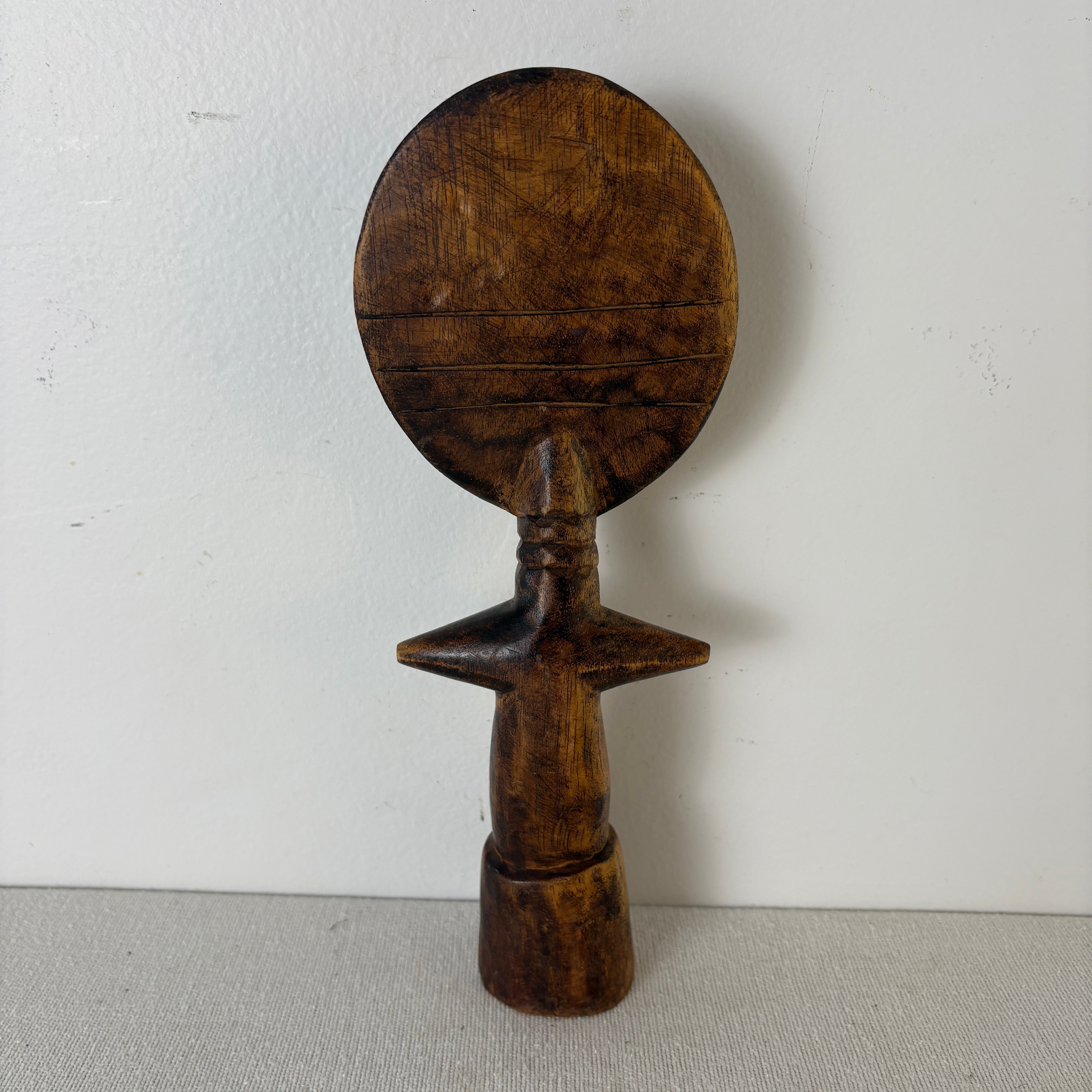 Fertility Doll, Carved Wood, Sku 033065
