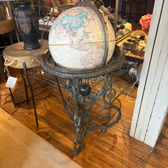 World Globe w/ Elaborate Metal Stand, Sku 033933