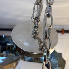 Thomas O'Brien Clear Glass 12" Pendant Light, "Katie", Sku 033848