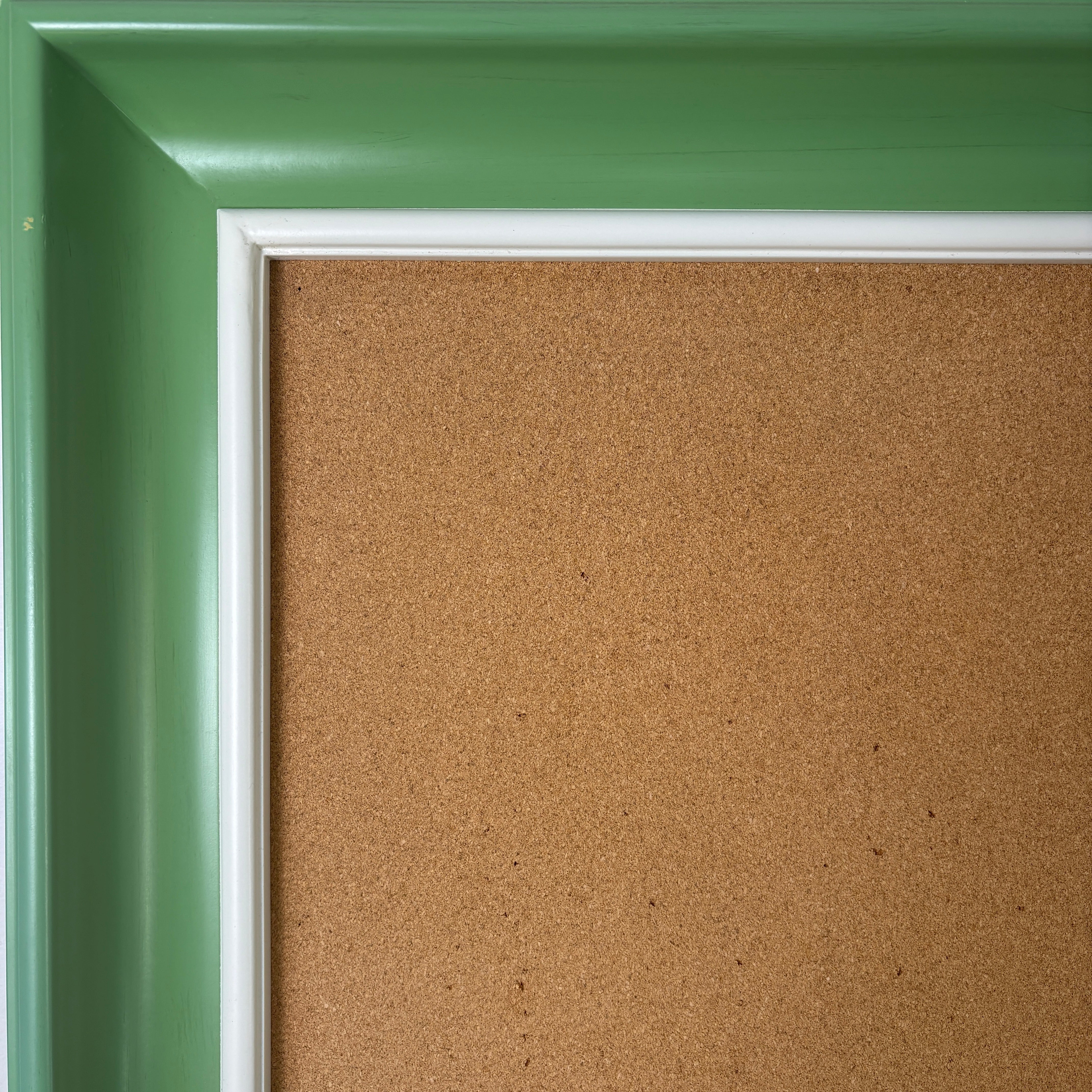 Cork Board Green Painted Particle Board