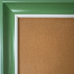 Cork Board Green Painted Particle Board
