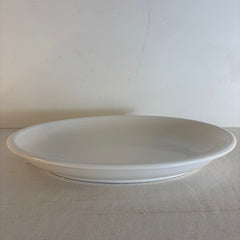 Dansk Ironstone Oval Serving Platter Glazed in White, Made in Italy, Sku 033690