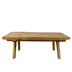 Rustic Butcherblock Top Coffee Table, Sku 033106