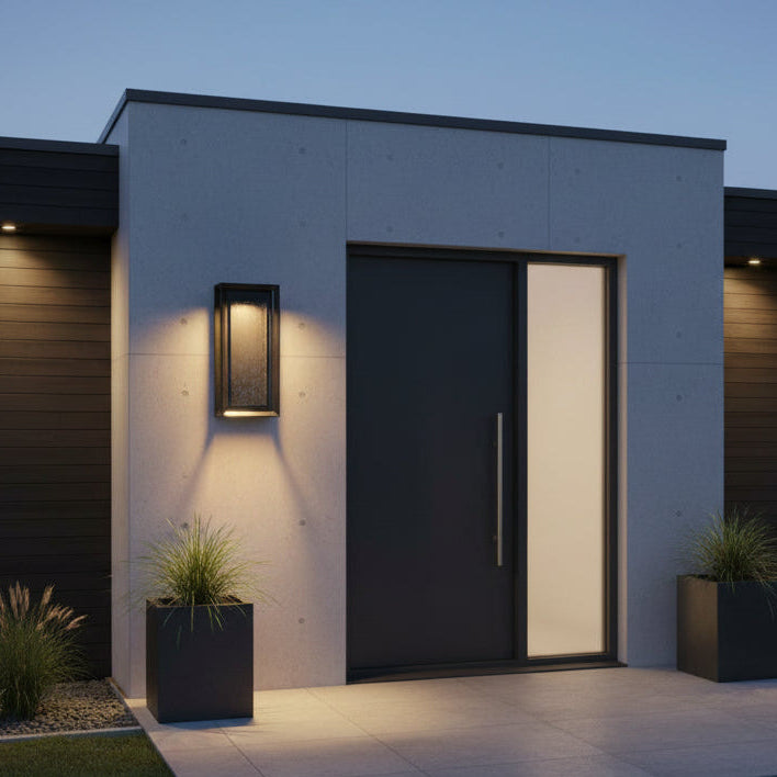 Generational Lighting Outdoor LED Wall Lantern "Urbandale 23" Marine Bronze, Sku 033596