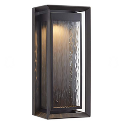 Generational Lighting Outdoor LED Wall Lantern "Urbandale 23" Marine Bronze, Sku 033596