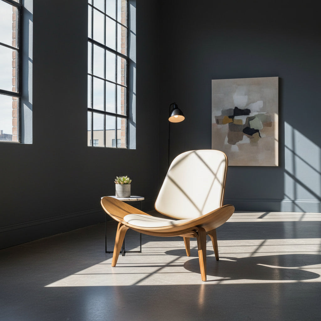 Carl Hansen Shell Chair by Hans Wegner, Sku 033862