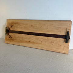 Custom Cheese Board w/ Metal Handles by Don Archer, Sku 033741