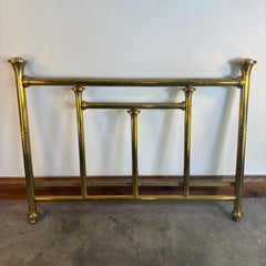Simmons and Company Full Size Brass Bed Head, Foot and Side Rails, Sku 033707