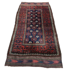 Turkish 20's Extra Wide Jewel Tones Runner, Sku 034016
