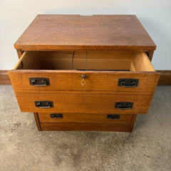 Stickley Lateral File Cabinet, 2 drawers with Keys, Hardware Finish Black, Sku 033330