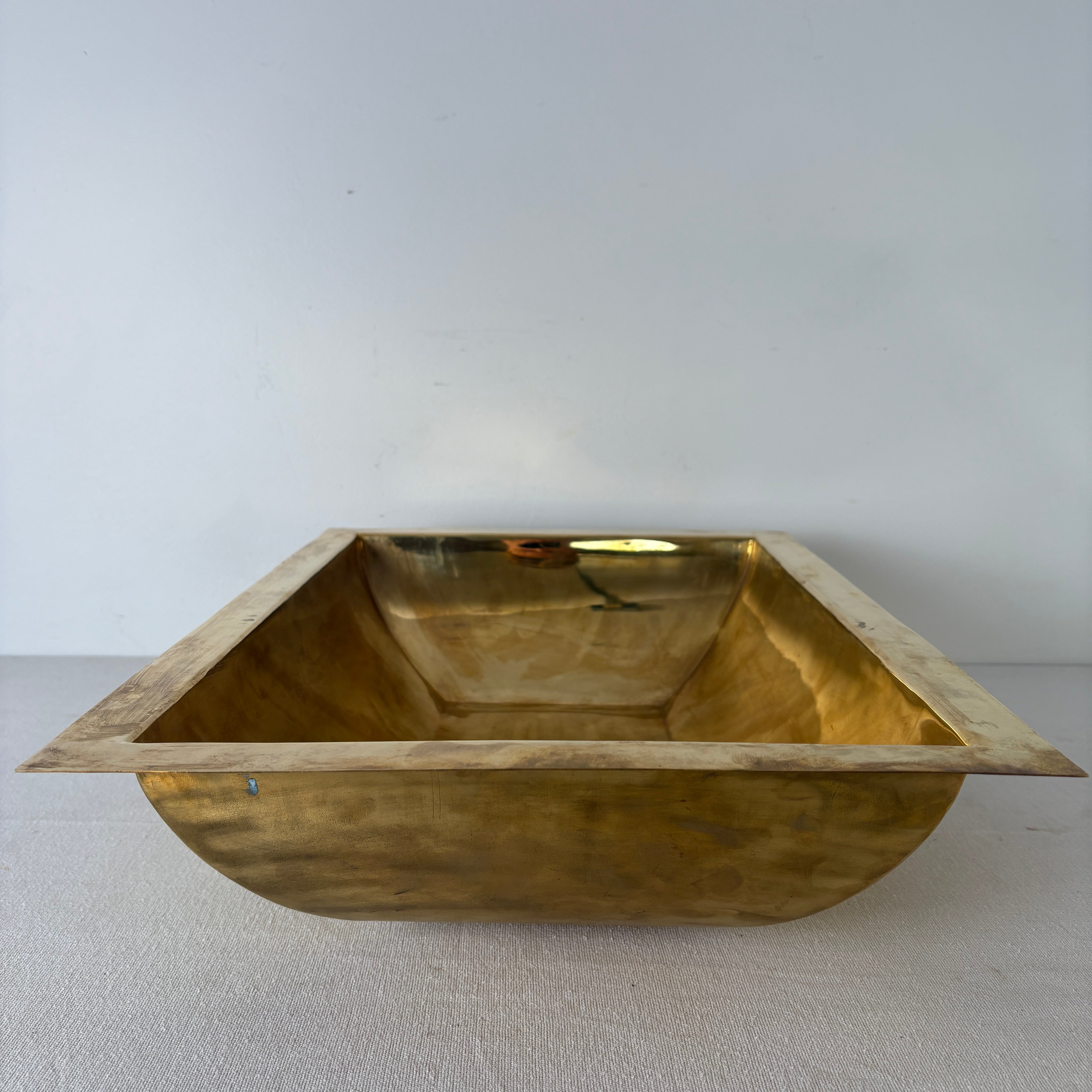 Brass Sink, Rectangular, Sku 033001