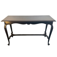St. John's Tables of Michigan, Vintage Solid Mahogany Console Table, Sku 033773