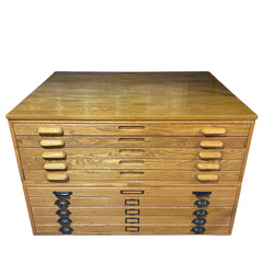 Hampton Architectural Plan Chest of Drawers, Oak, 2 Stackable Units, Sold as a Pair, Sku 033471