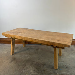 Rustic Butcherblock Top Coffee Table, Sku 033106