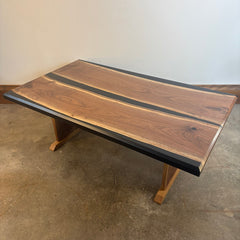 Handcrafted Coffee Table made by Frank Remar, Walnut with Oil and Wax Finish, Sku 033684