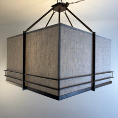 Large Luminaire Craftsman Style Pendant Light Fixture, Sku 033983