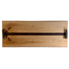 Custom Cheese Board w/ Metal Handles by Don Archer, Sku 033741