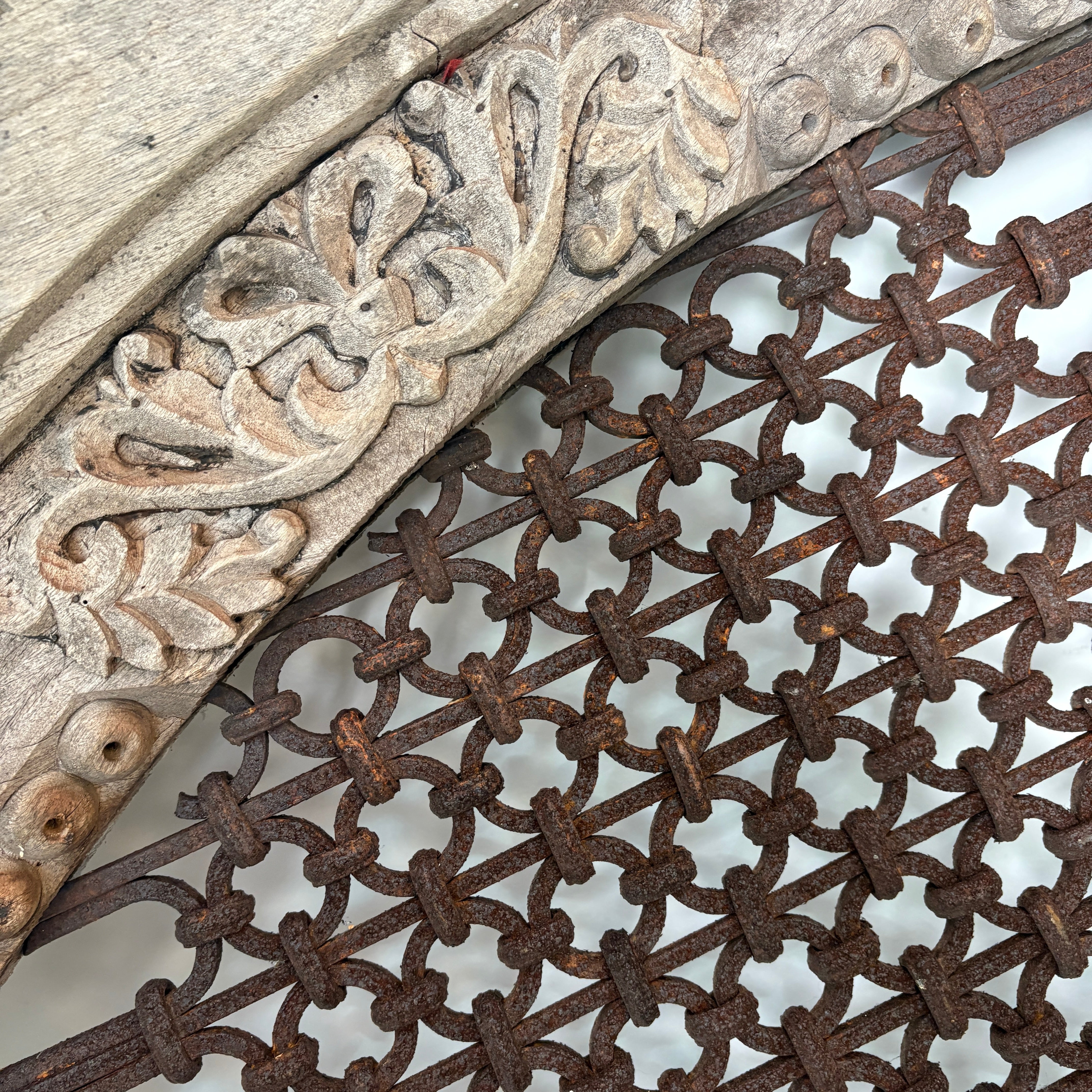 Weathered Iron & Wood Architectural Salvage, Sku: 033104