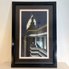Original Framed Serigraph by Robert Hoppe, "Casino", 1988 Sku: 033752