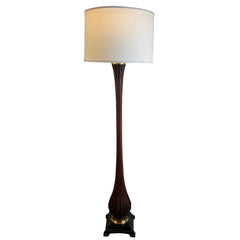 Wildwood Brand Wood & Brass Floor Lamp, Shade not included, Sku: 033703