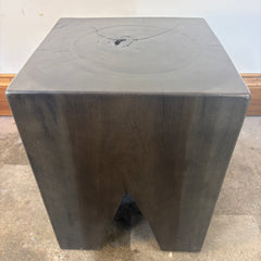 Stool, V Notched Stump Side Table or Stool, Sku: 033446